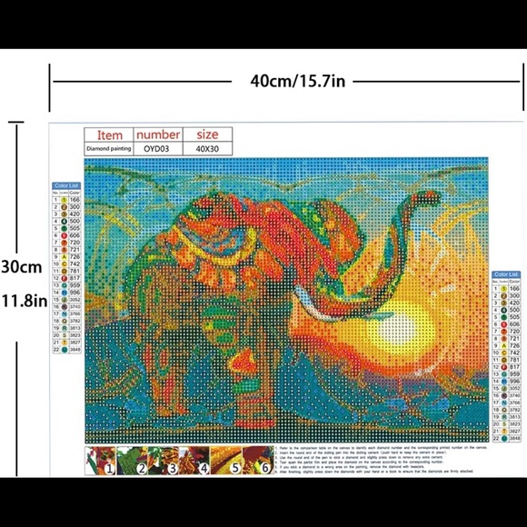 DIY 5D Diamond Painting by Numbers for Adults & Kids - Picture 2 of 4